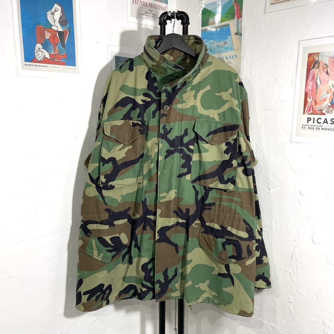 USA 밀리터리 카모 미군 군복 자켓 상품이미지1