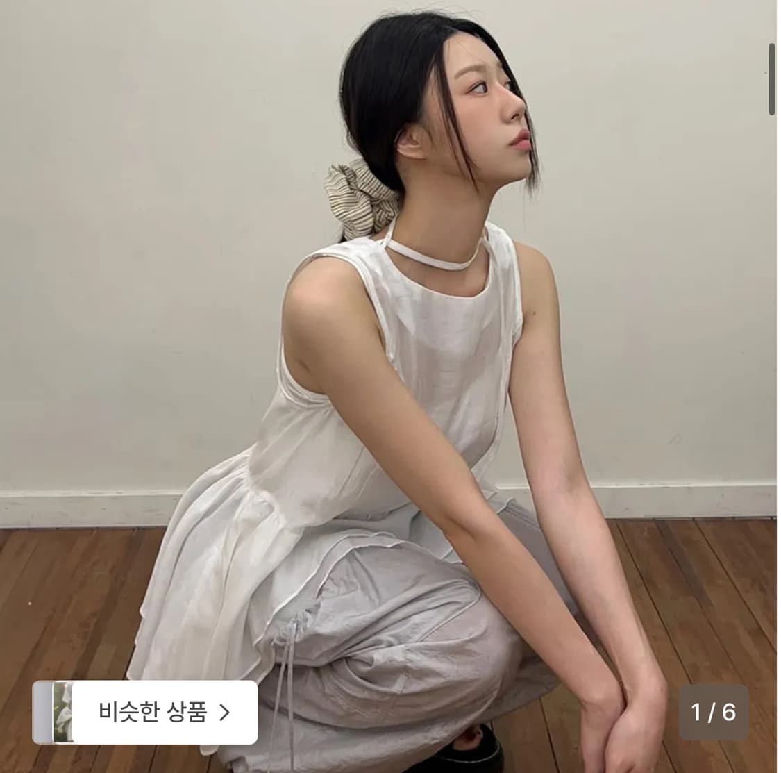 파르티멘토 우먼 블라우스 tieneck frill blouse 화이트 상품이미지1