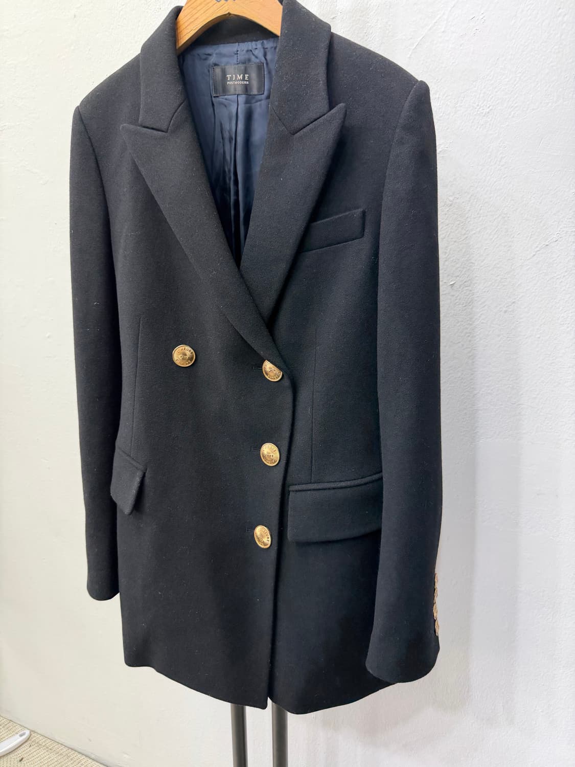 정품) TIME 타임 20ss 여성 금장 더블 버튼 자켓 82 상품이미지3