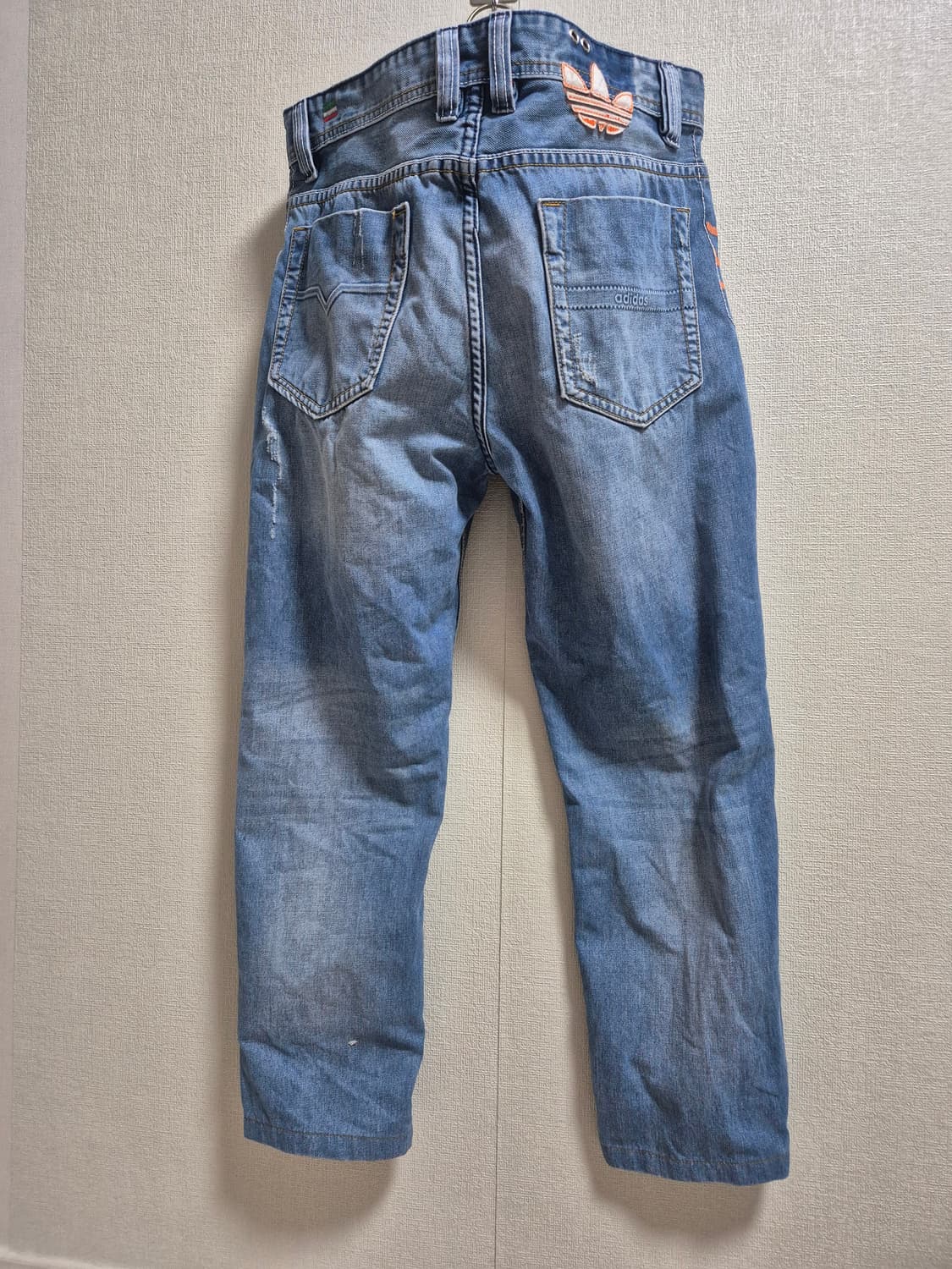 아디다스 X 디젤 스트레이트 데님 팬츠 상품이미지4