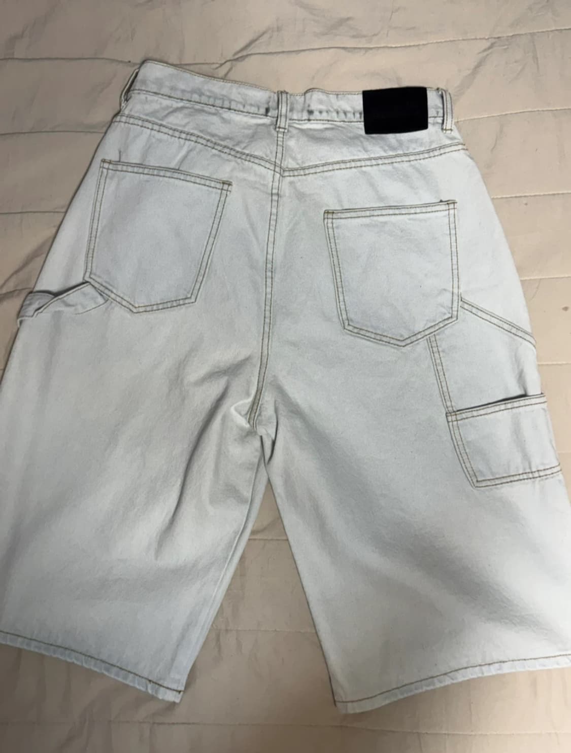 스웨이드 데님 버뮤다 팬츠 상품이미지2