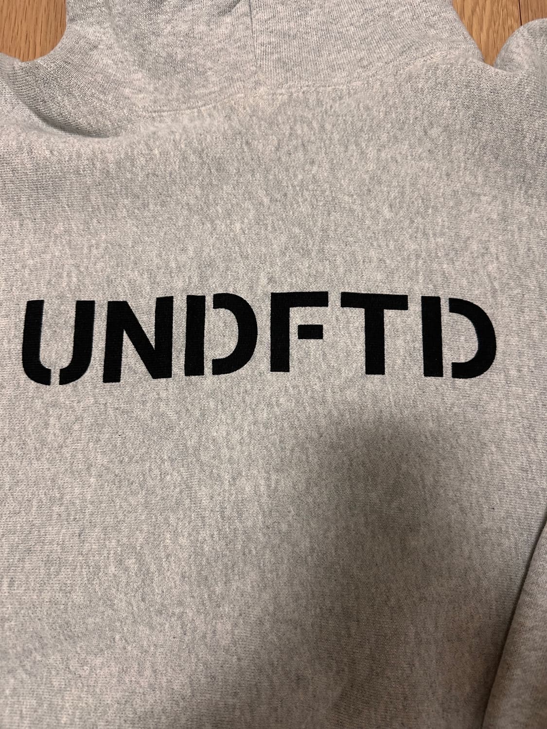 (새상품급!!) 챔피온 x 언디핏 그레이 후드티 L사이즈 상품이미지7