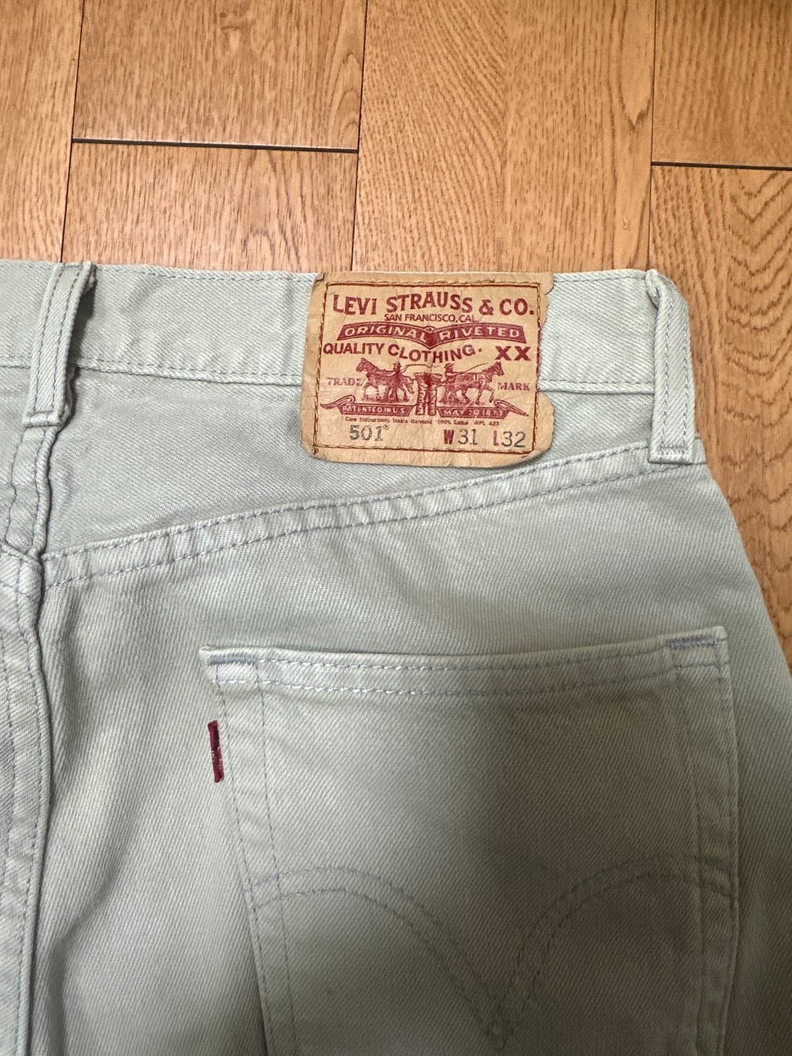 00‘s 리바이스 빈티지 베이지 31X32 상품이미지3