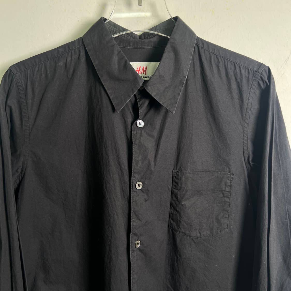 꼼데가르송 X H&M 블랙 셔츠 40 상품이미지4