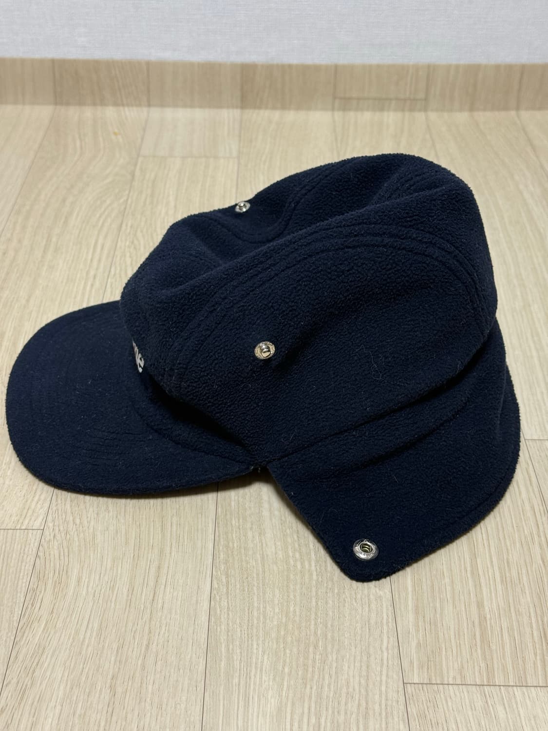 슈프림 폴라텍 이어플랩 캠프캡 네이비 상품이미지3