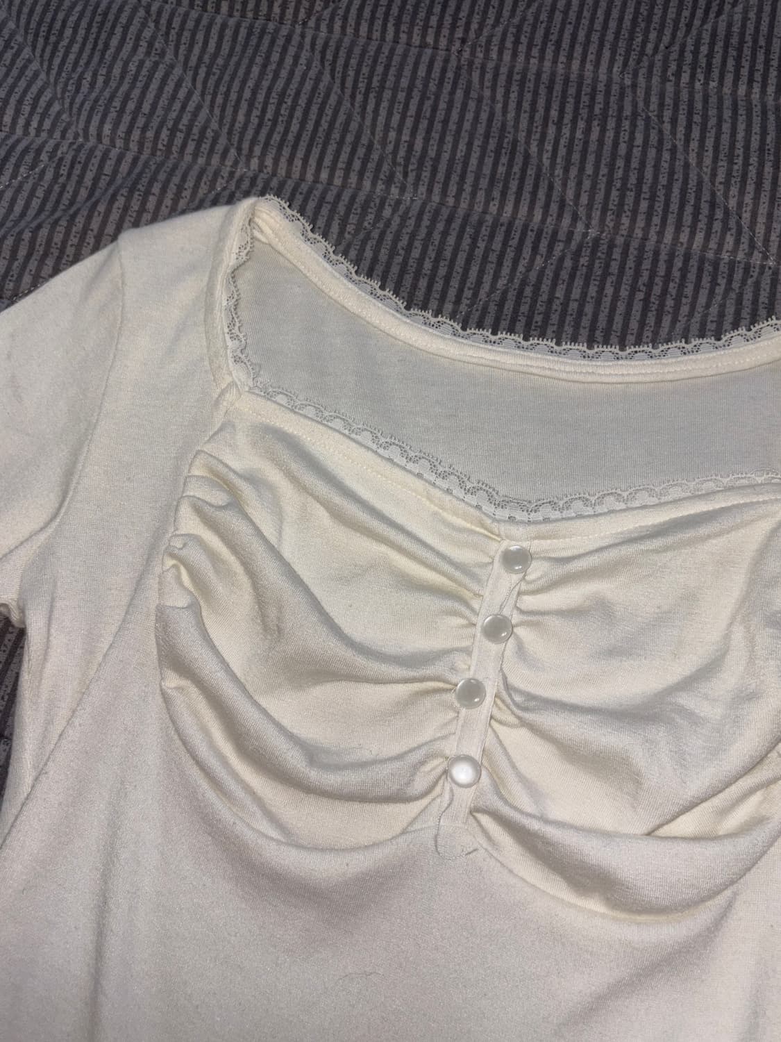 화이트 셔링 탑 상품이미지5