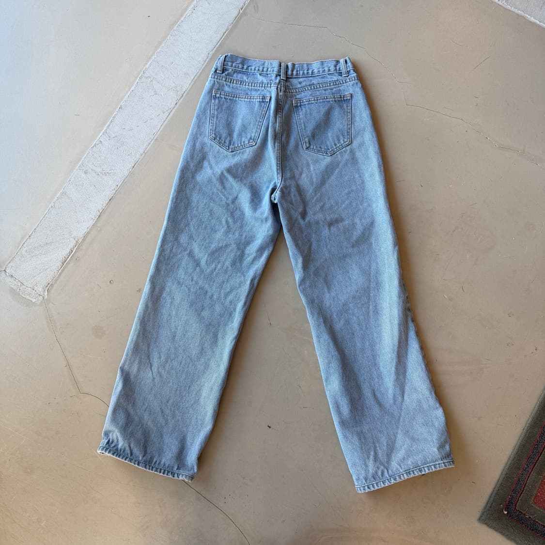 메종 김해김 하트 프린트 플레어 데님 팬츠 상품이미지4