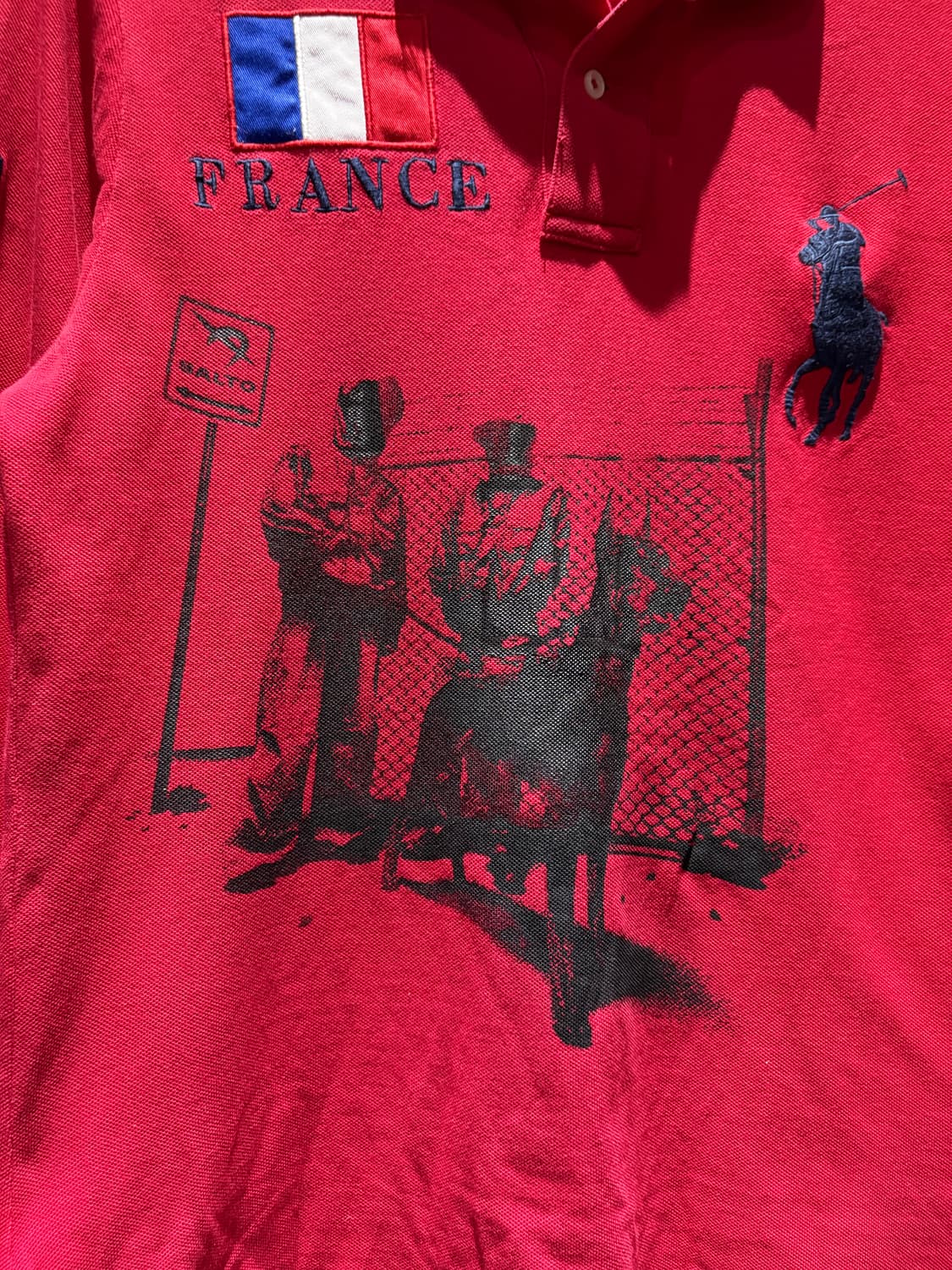 폴로 빅포니 프랑스 치프키프 커스텀 카라 슬리브 럭비티 상품이미지3