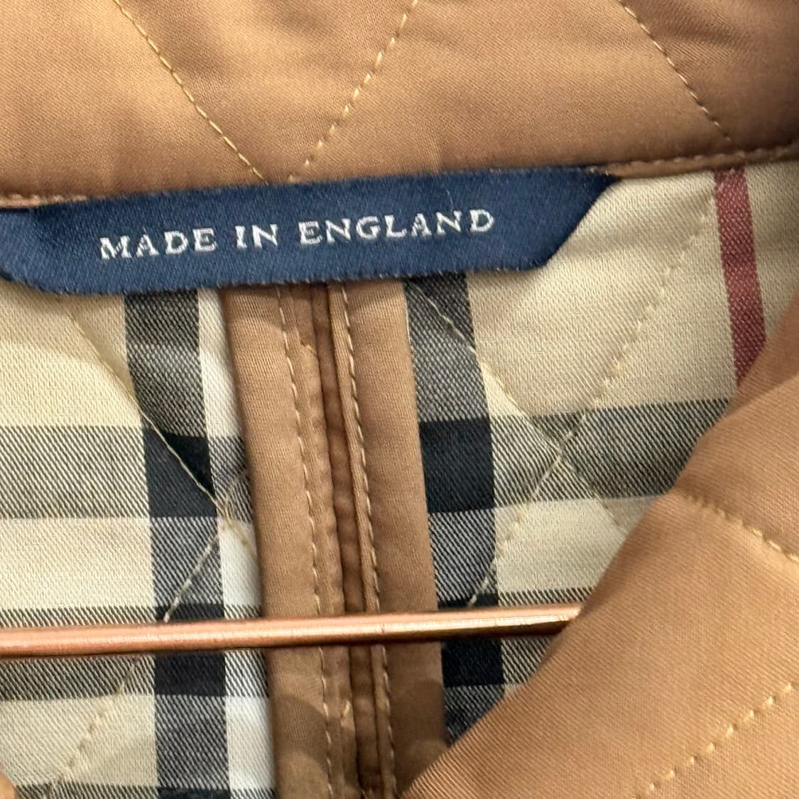 버버리 브라운 퀄팅 자켓 m 상품이미지2