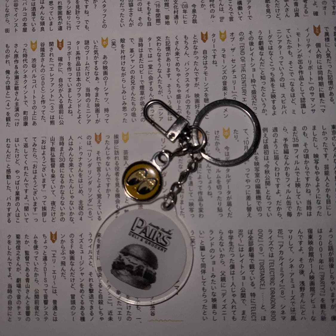 Mooneye 문아이즈 롸카두들 버거 키링 참 키체인 열쇠걸이 상품이미지2