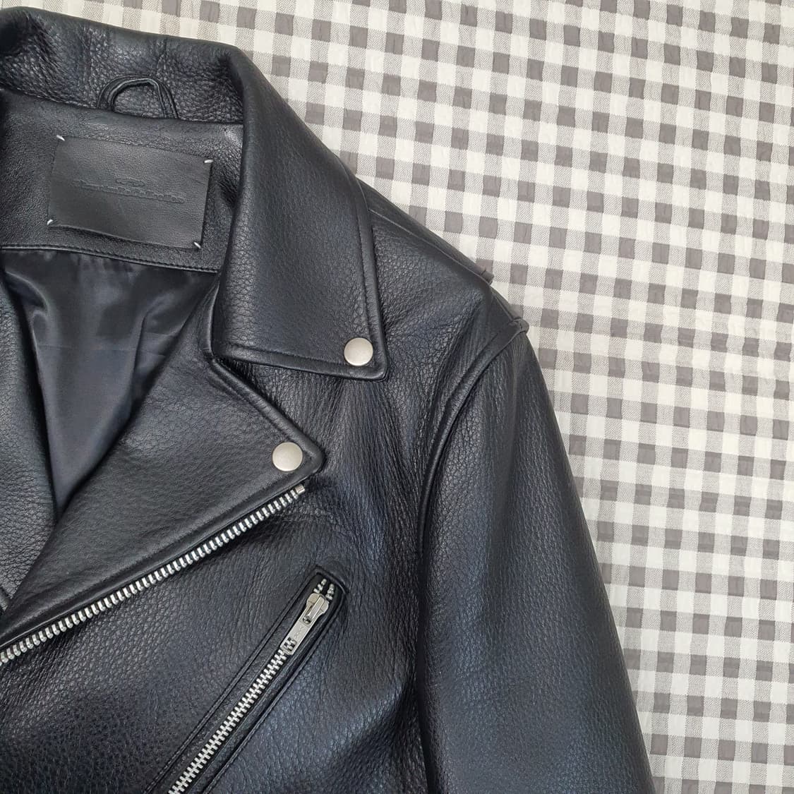 비바스튜디오 컬렉션 라이더 가죽자켓 남자95 상품이미지3