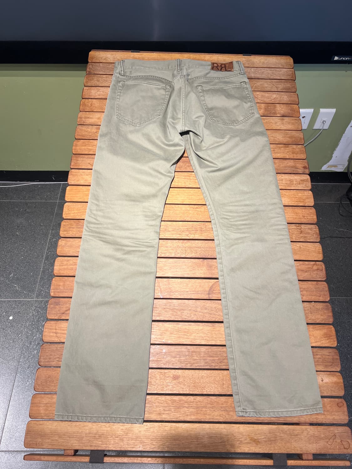 RRL 슬림핏 워싱 카키 치노 상품이미지7
