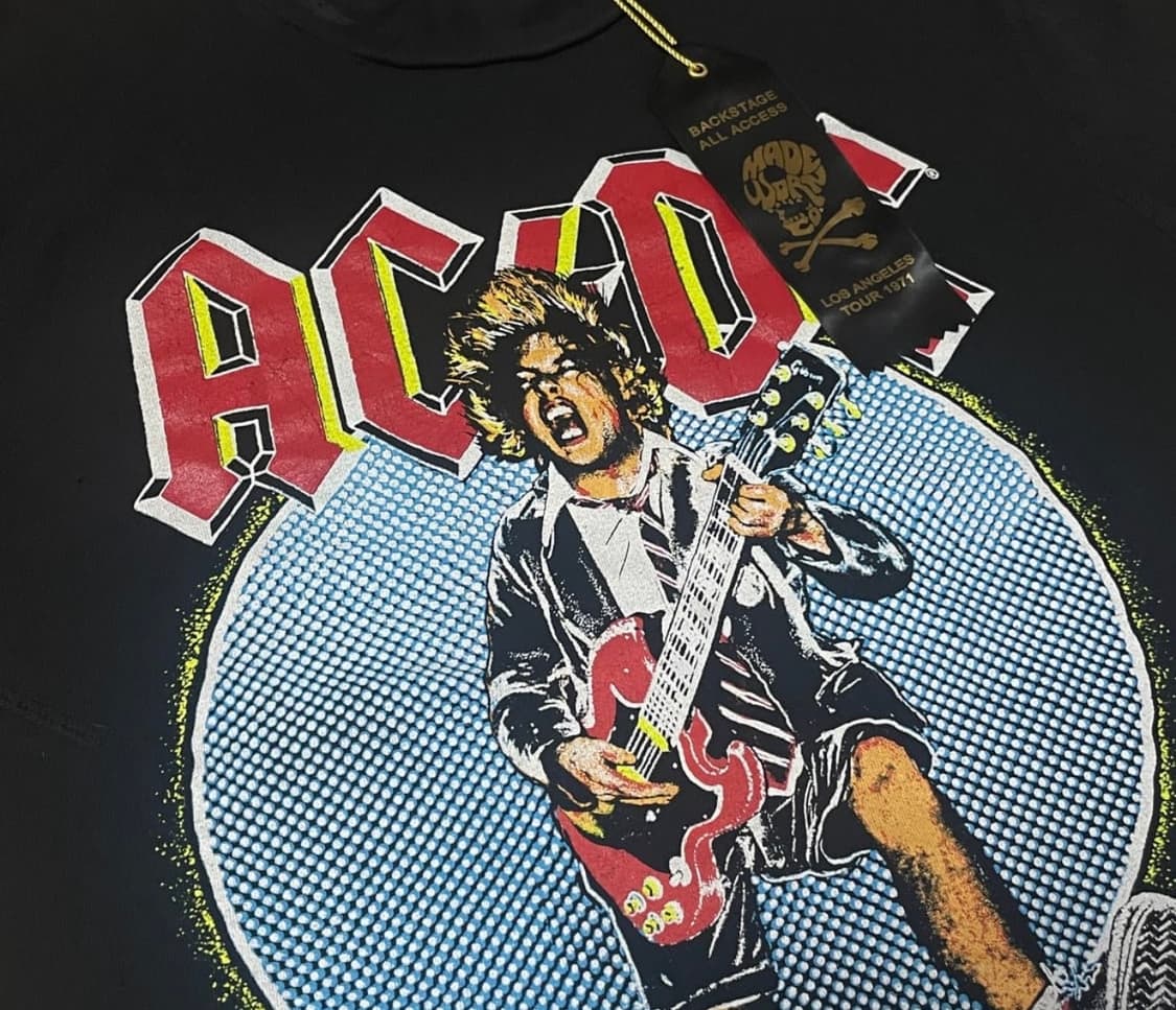 [L] 메이드원 madeworn AC/DC  T SHIRT 상품이미지2