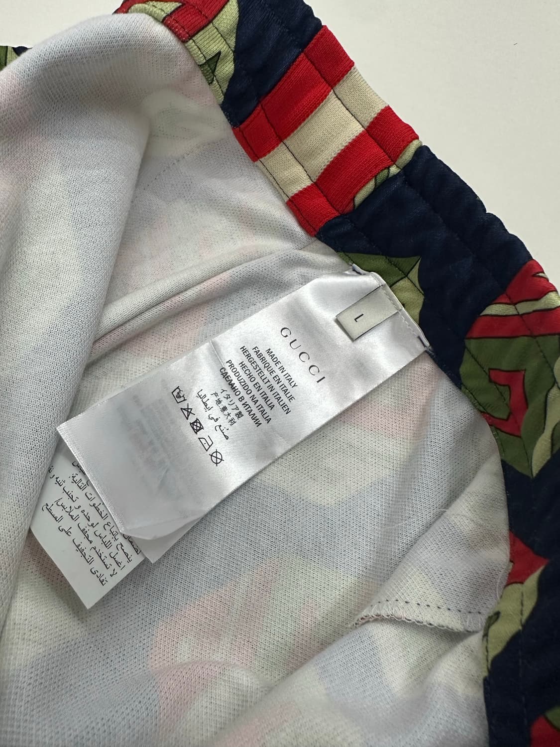 [정품] GUCCI 18SS 큐브 패턴 테크니컬 저지 팬츠  상품이미지5