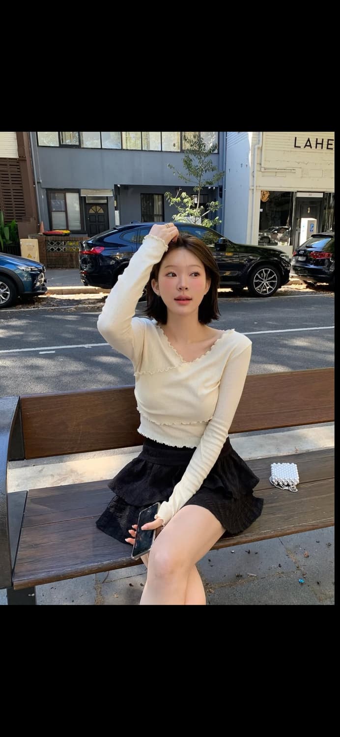 택o새제품) 소버샵 릴리 랩 티셔츠 상품이미지6