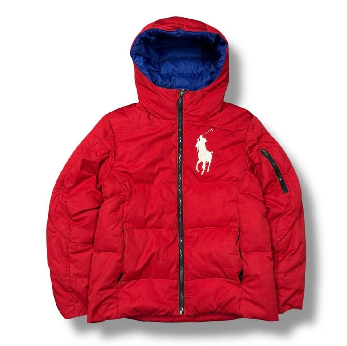 폴로 랄프로렌 빅포니 레드 패딩 상품이미지1