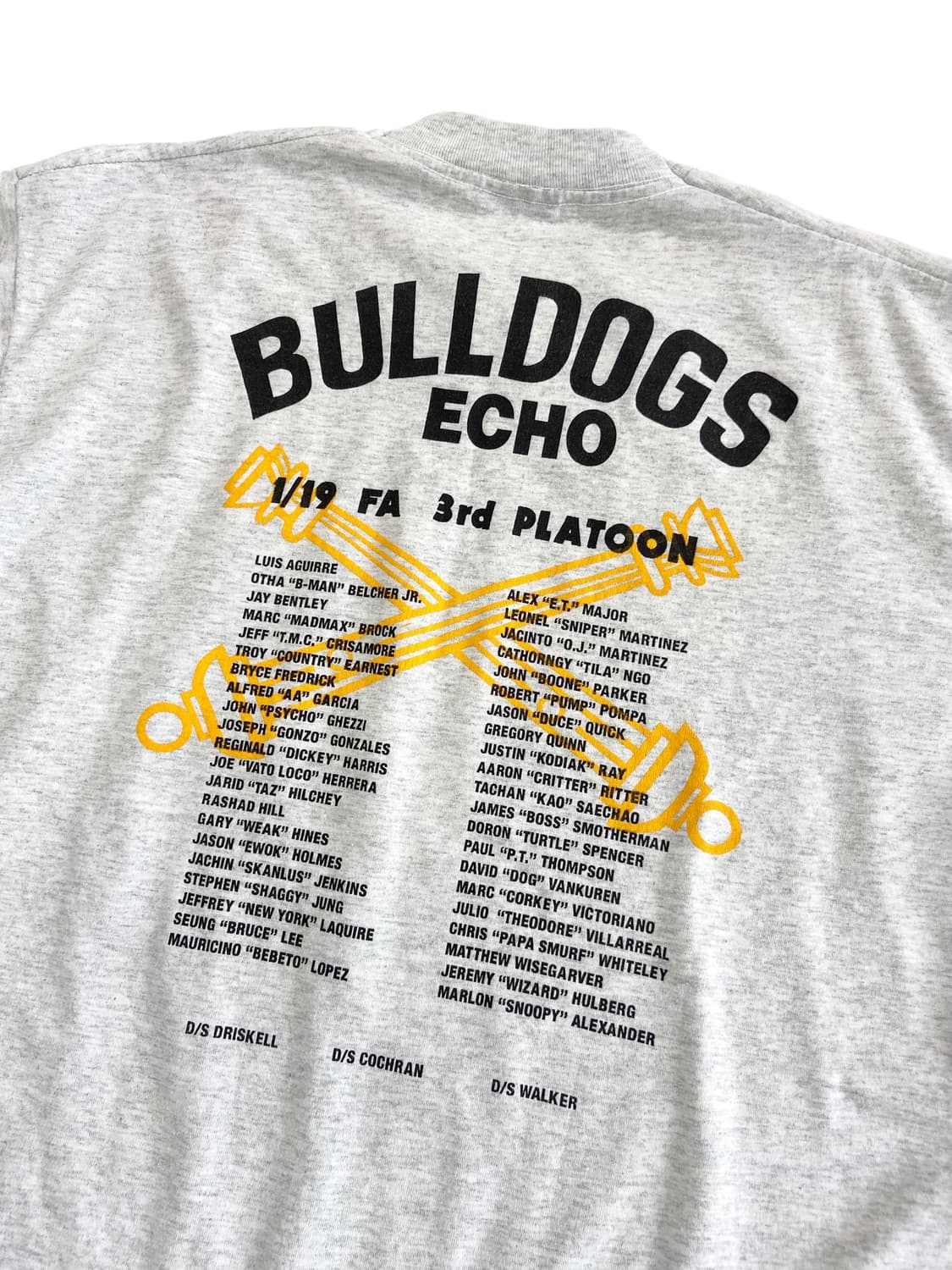 90's U.S. Army Bulldogs Echo Unit Tee 상품이미지3