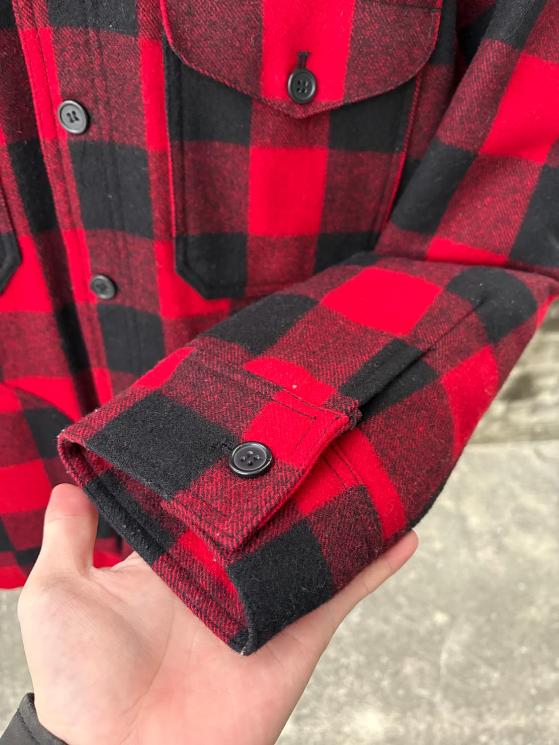 글로벌워크 버팔러 타탄 체크 헌팅자켓 상품이미지4