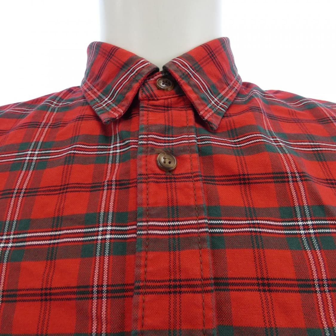 꼼데가르송 옴므 타탄 체크 플란넬 셔츠 상품이미지2