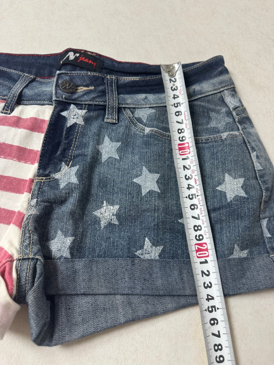 N jeans 성조기 핫팬츠 28 상품이미지5