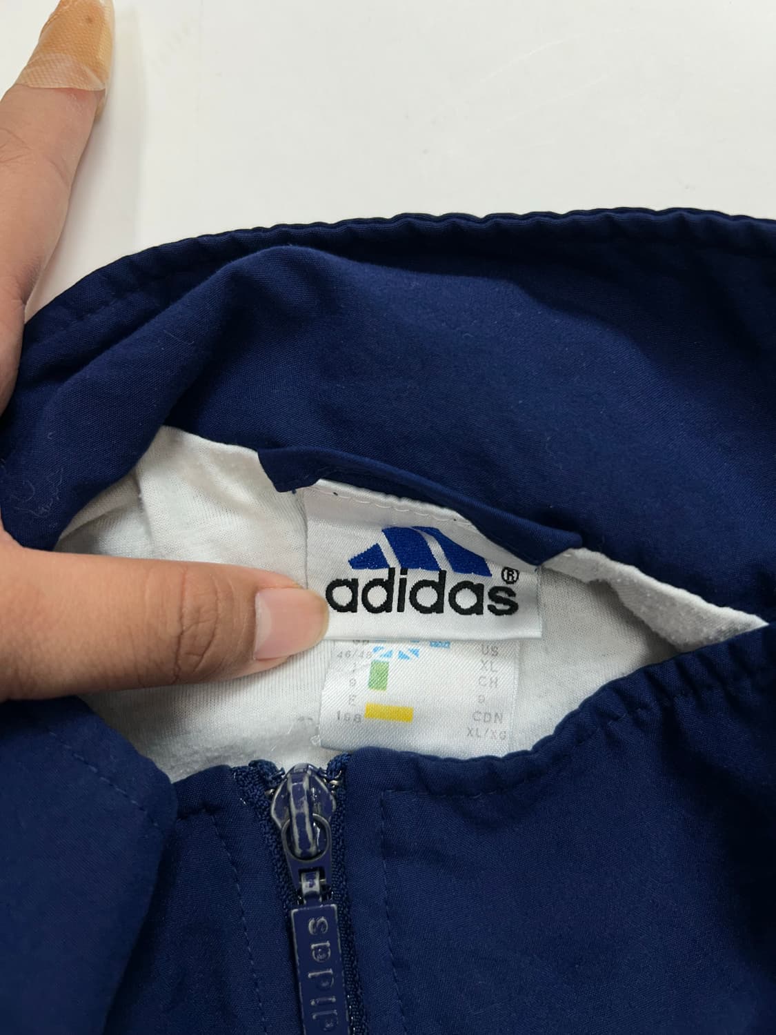 아디다스 90s 네이비 레드 바람막이 자켓 XL 상품이미지6