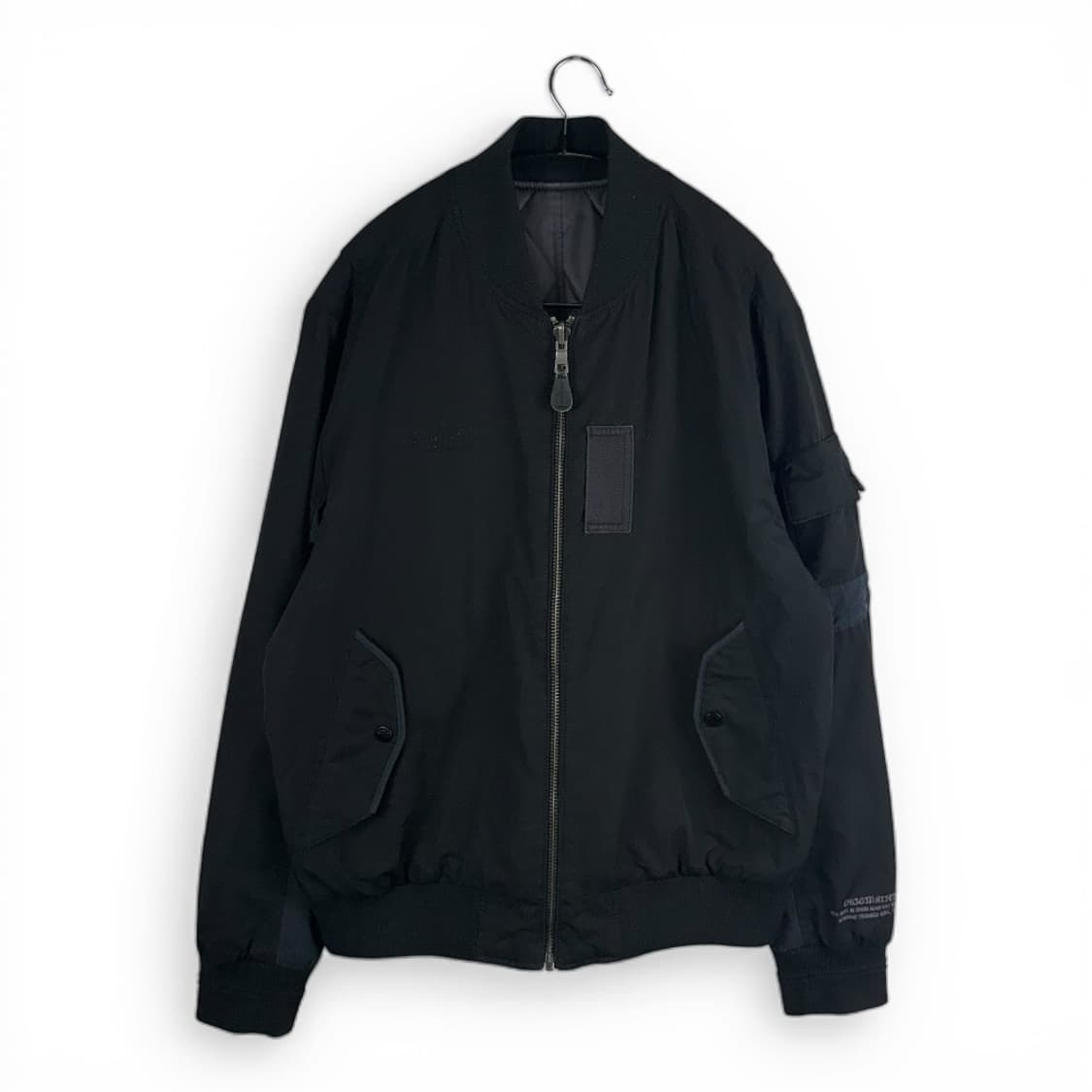 (XL) 버커루 리버시블 항공점퍼 블랙 상품이미지1