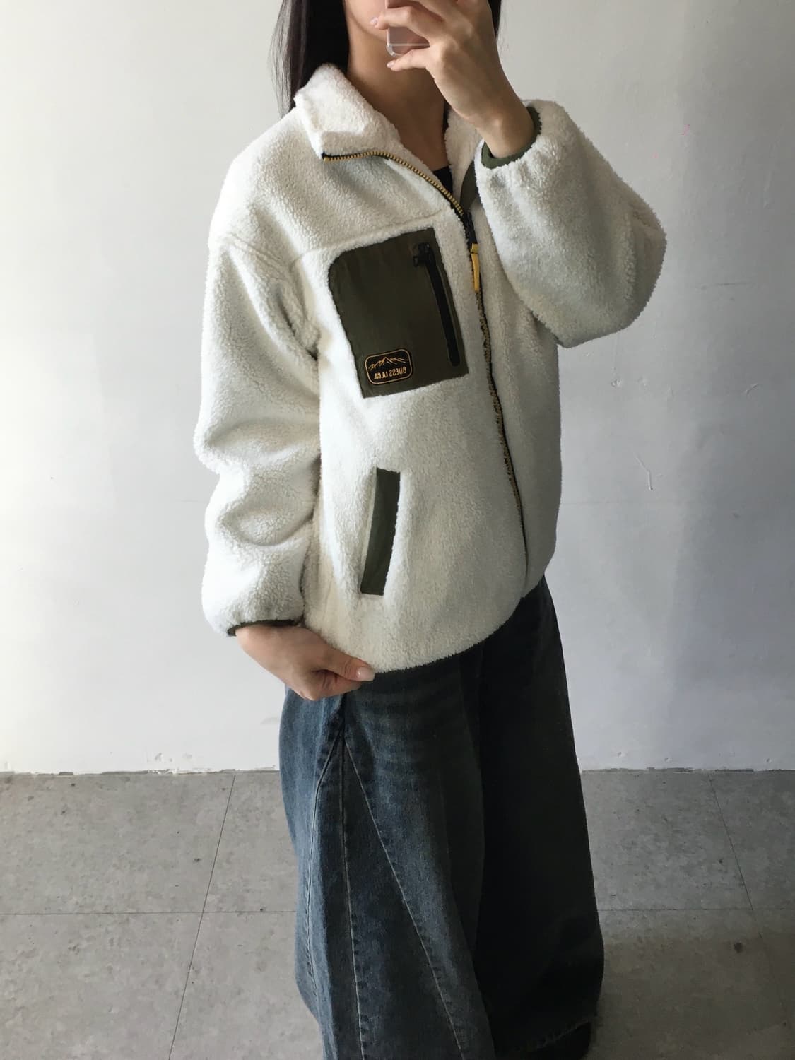 게스 백스펠 후리스 상품이미지2