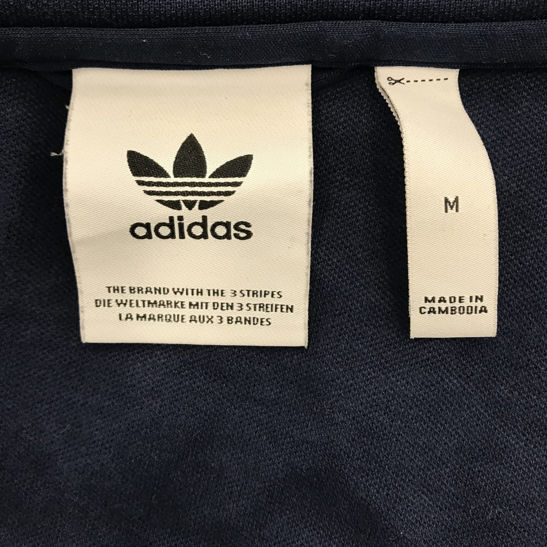 아디다스 네이비 스냅 트랙탑 [M] 상품이미지5