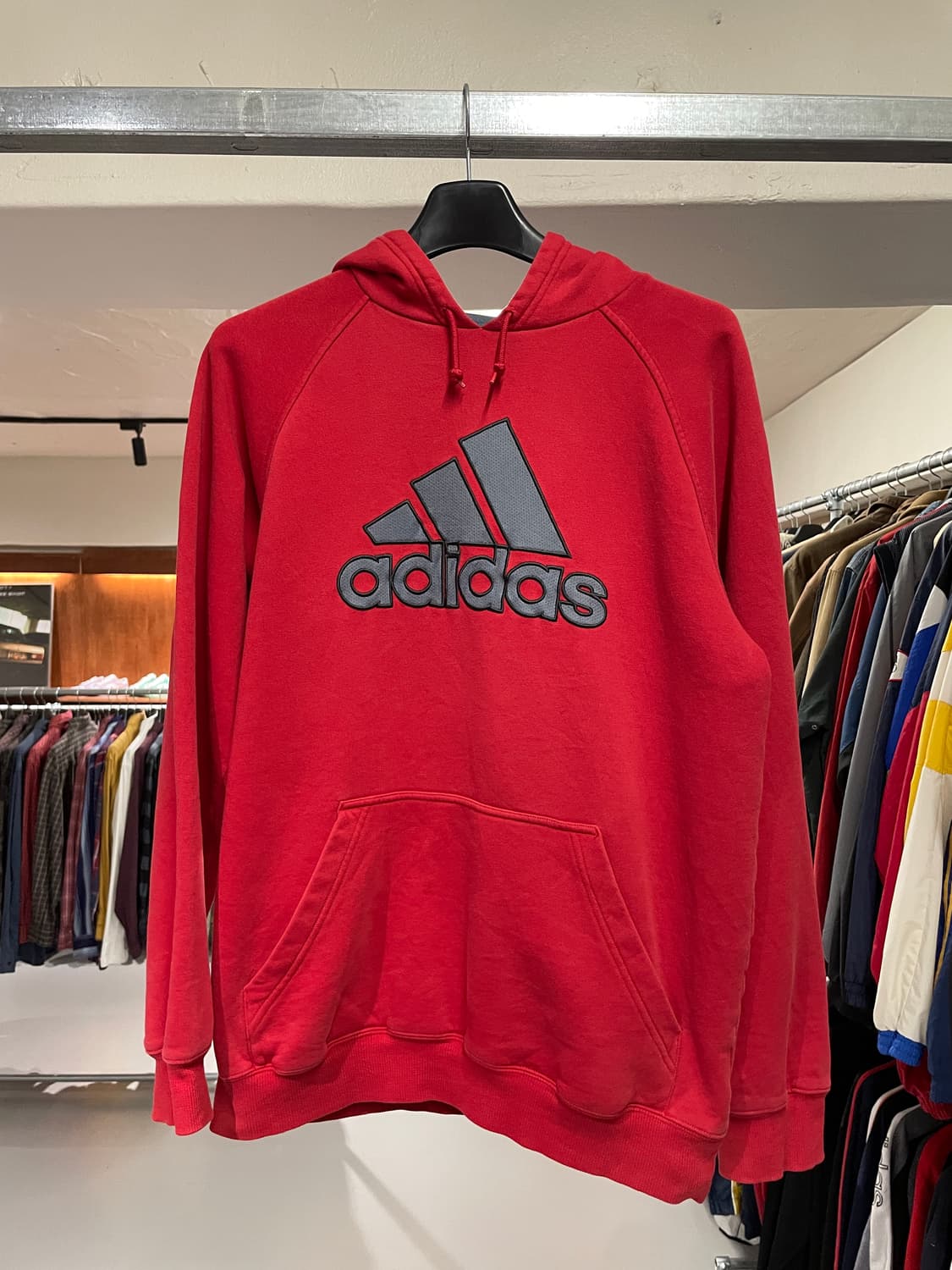 아디다스 빅로고 올드스쿨 후드티셔츠 상품이미지3