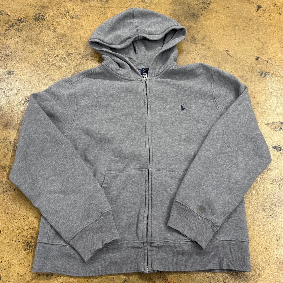 폴로 랄프로렌 그레이 후드집업 상품이미지2