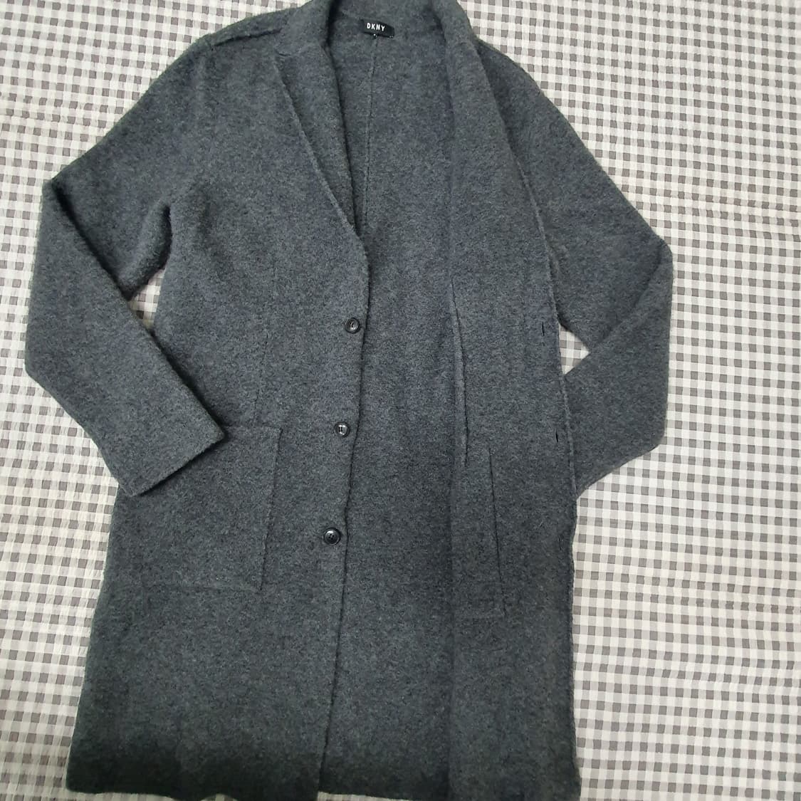 DKNY 울 니트 코트 남자95~100 상품이미지6