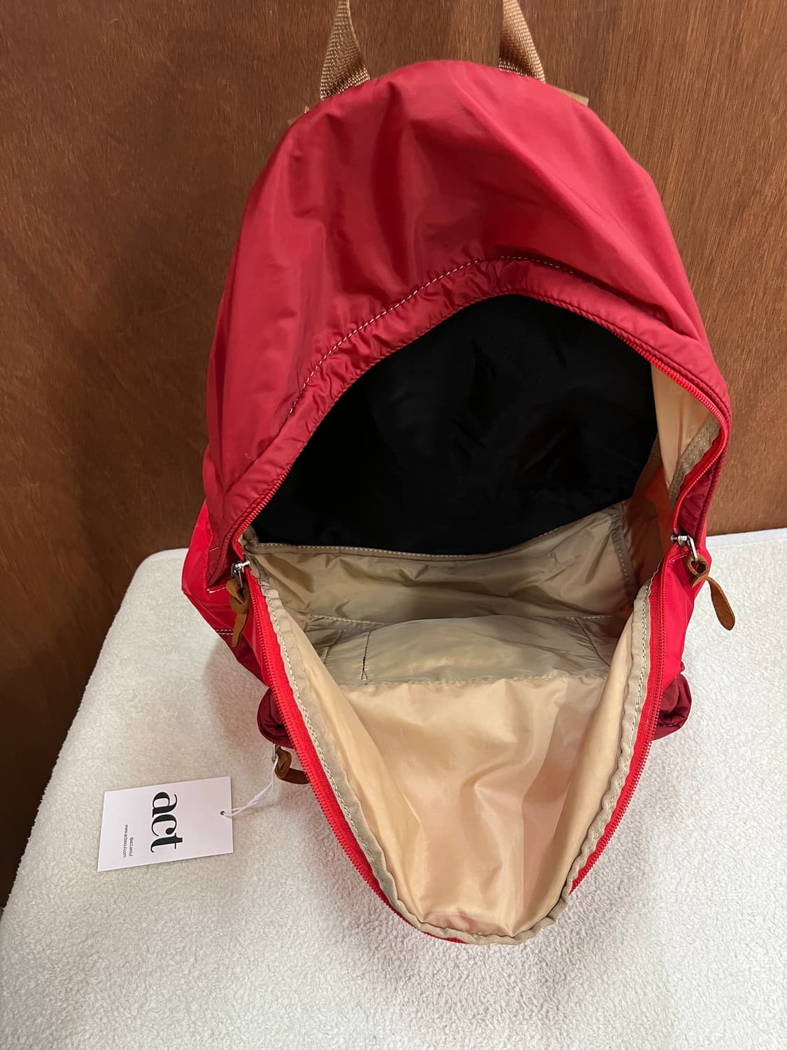 포터 스티치 백팩 레드 상품이미지4