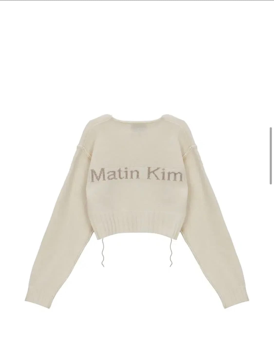 마뗑킴 스티치 포인트 가디건 아이보리 상품이미지1