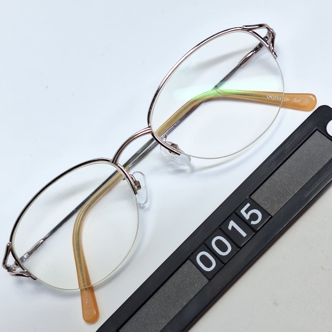 90s 일본 빈티지 ONLYFLEX OF-1004 반무테 안경테 초경량  상품이미지1