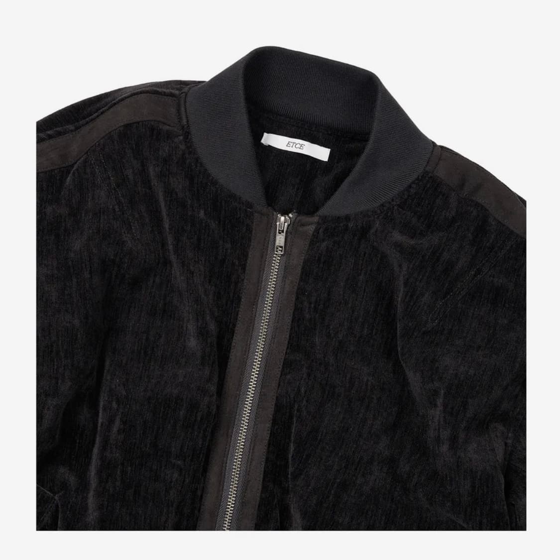 ETCE 벨벳 블루종 TRIMMING VELVET BOMBER 상품이미지3