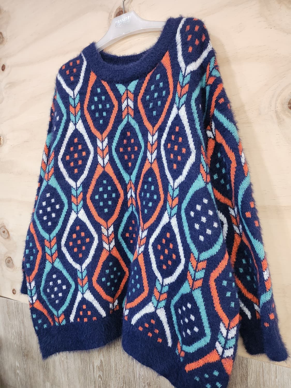 360) 패턴 오버핏 니트 상품이미지3