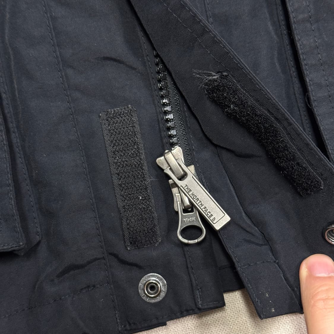 노스페이스 투웨이 매트블랙 바람막이 105 상품이미지6