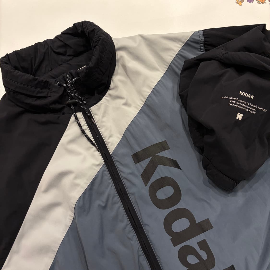 [2XL] 코닥 바람막이 집업 자켓 블랙 B811 상품이미지3