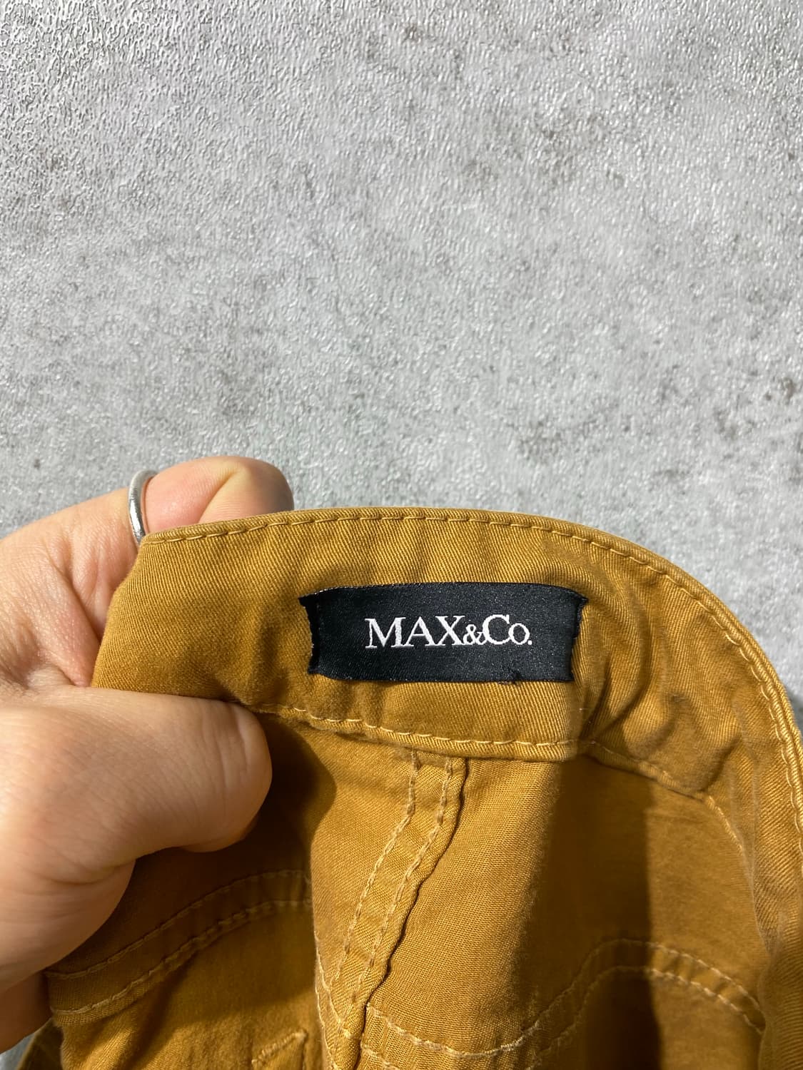 [29] MAX& 막스앤코 브라운 코튼 슬림핏 팬츠 상품이미지8