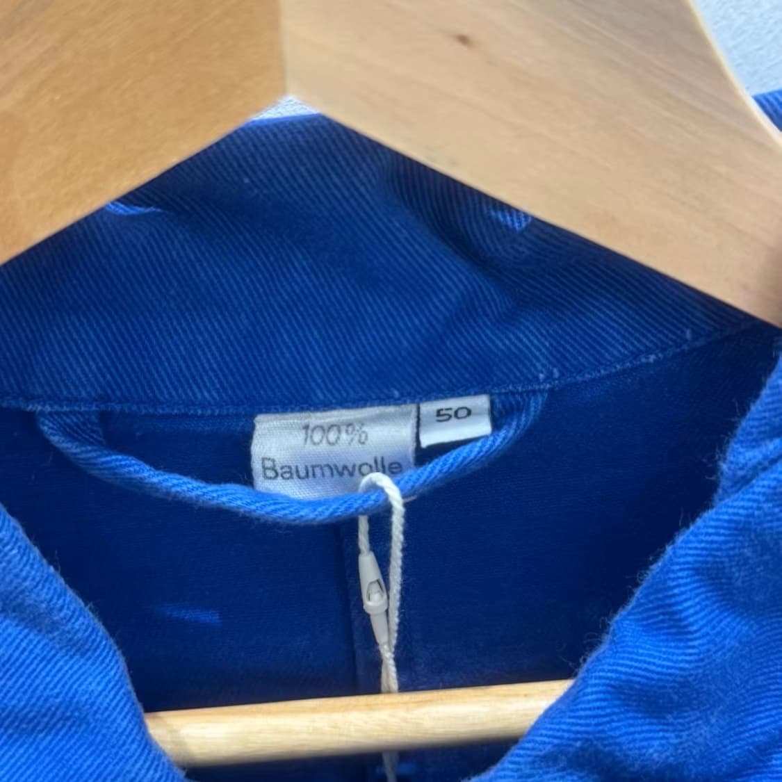 50s-80s 프렌치 워크자켓 (선 페이드 / 인디고 블루) 상품이미지4