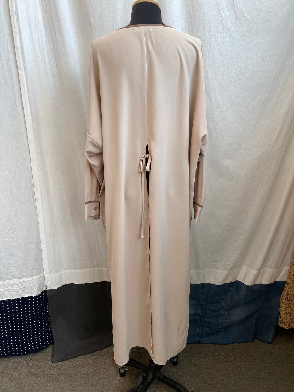 베이지 레이어드 맥시원피스(L) 상품이미지2