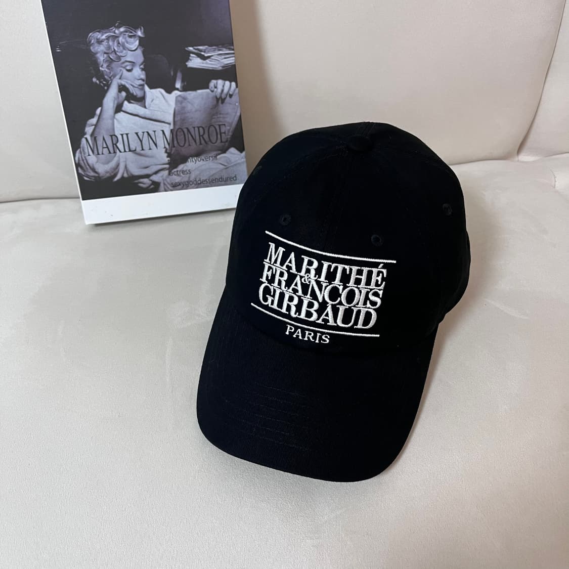 [정품] 마리떼프랑소와 저버 블랙 모자 상품이미지1