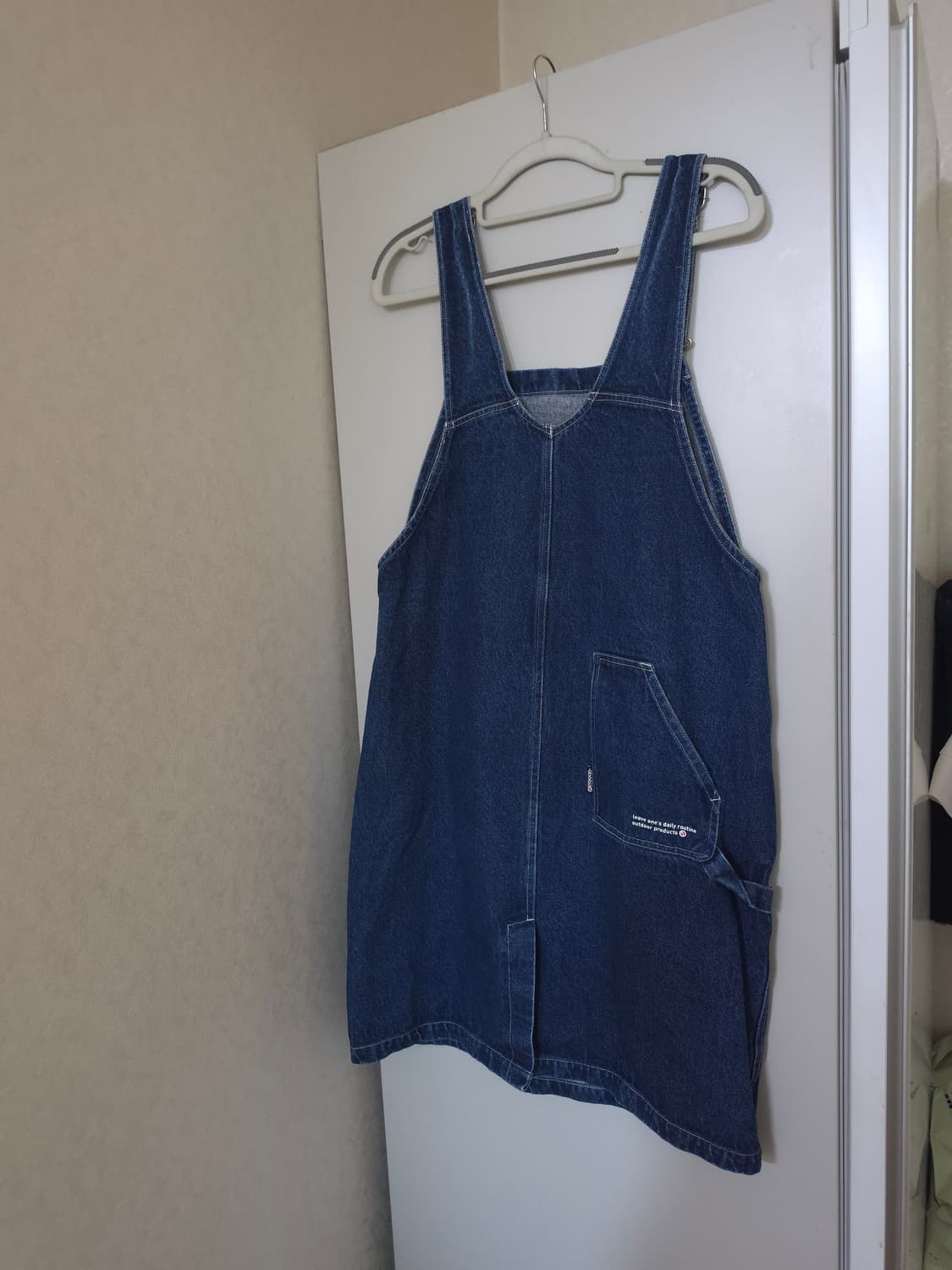 아웃도어 데님 멜빵 원피스 상품이미지4