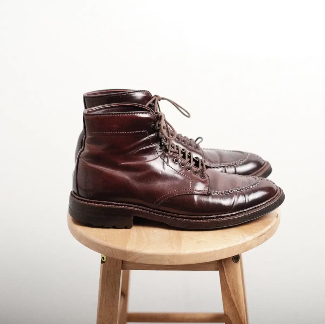 Alden40218HC 6.5D 버건디 코도반 탱커부츠 상품이미지4