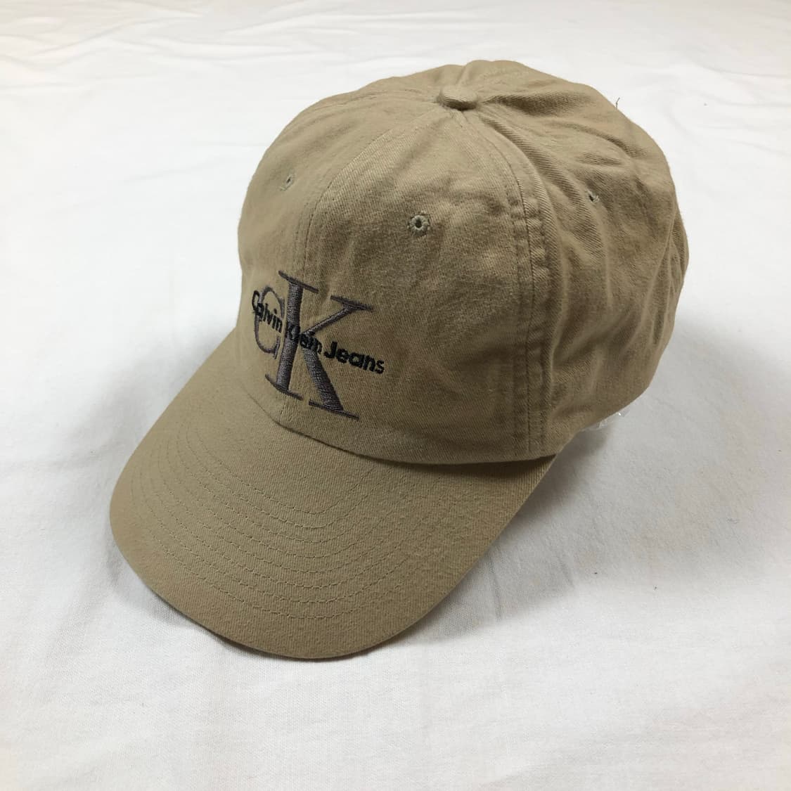 90s 캘빈클라인 ck 로고 스냅 캡 모자 상품이미지1