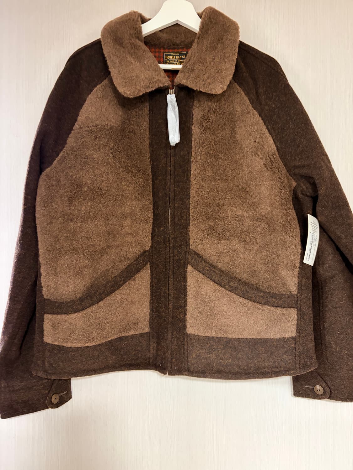 RRL 더블알엘 그리즐리 플리스 자켓 L 상품이미지3