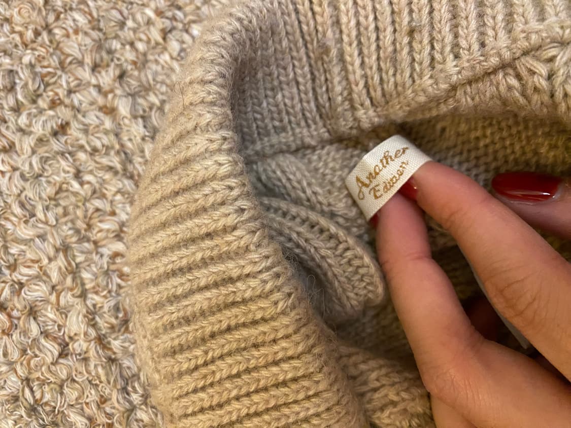 일본 브랜드another edition 니트 반바지  상품이미지4