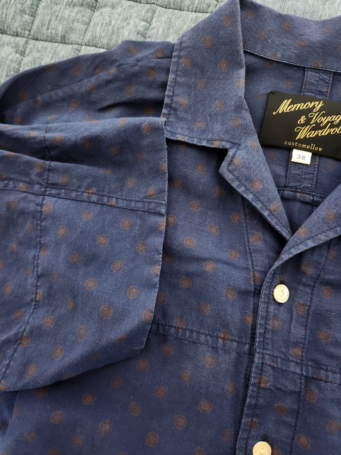 커스텀멜로우 린넨 쿠반 셔츠 상품이미지3