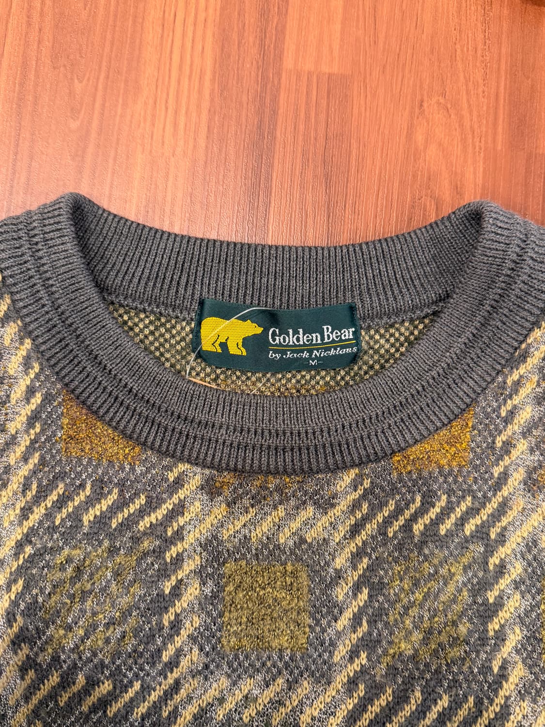 Golden Bear 골든베어 빈티지 울 니트 (made in Japan 상품이미지6
