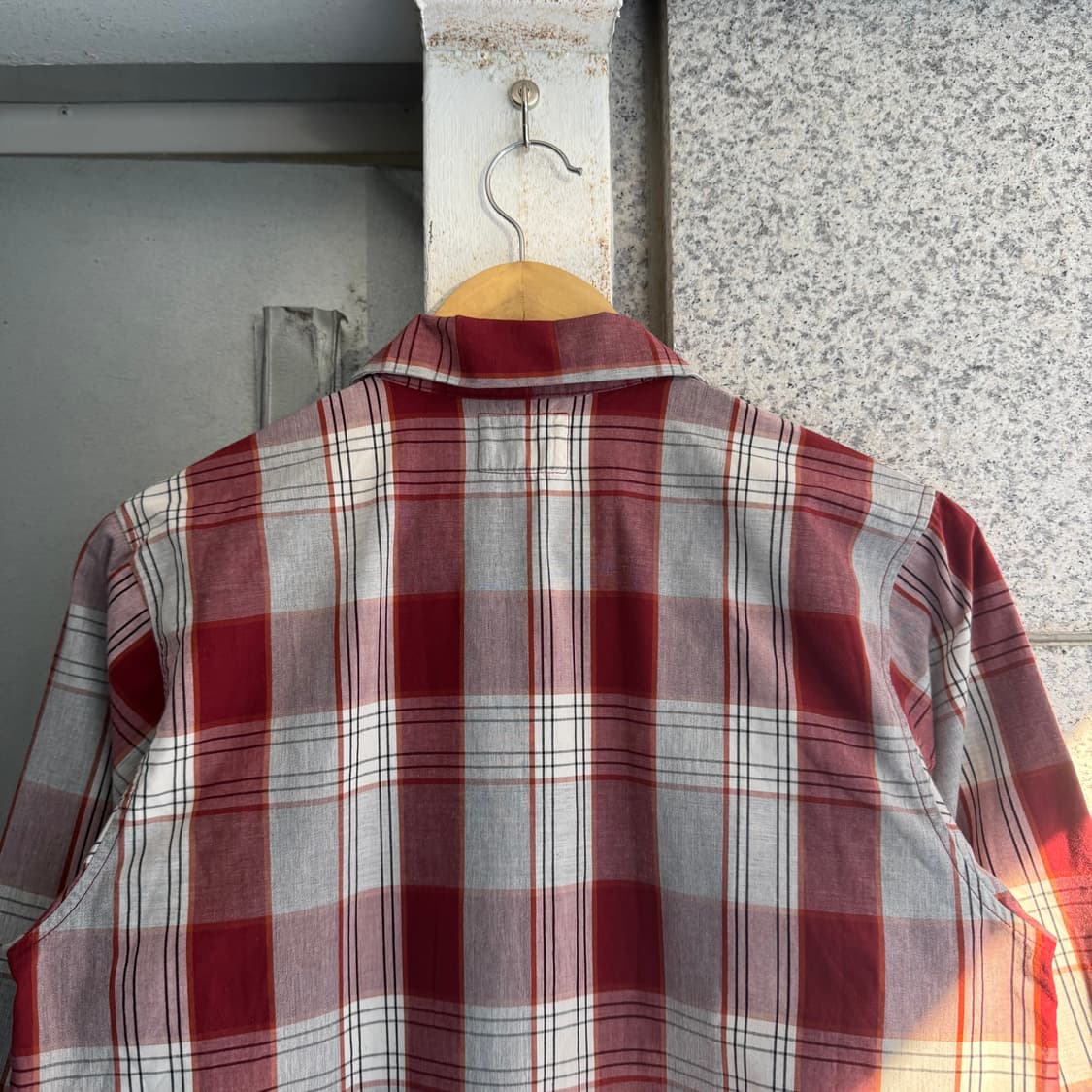 리바이스 포켓 체크 셔츠 원피스 상품이미지5